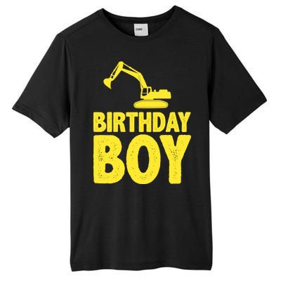 Birthday Boy Construction Crew Tall Fusion ChromaSoft Performance T-Shirt