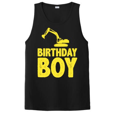 Birthday Boy Construction Crew PosiCharge Competitor Tank