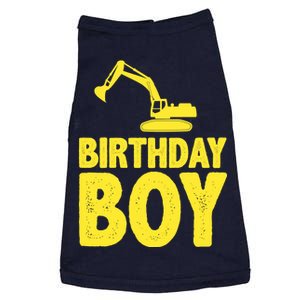 Birthday Boy Construction Crew Doggie Tank