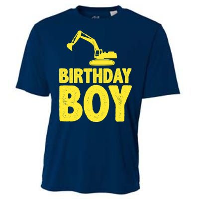 Birthday Boy Construction Crew Cooling Performance Crew T-Shirt