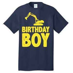 Birthday Boy Construction Crew Tall T-Shirt