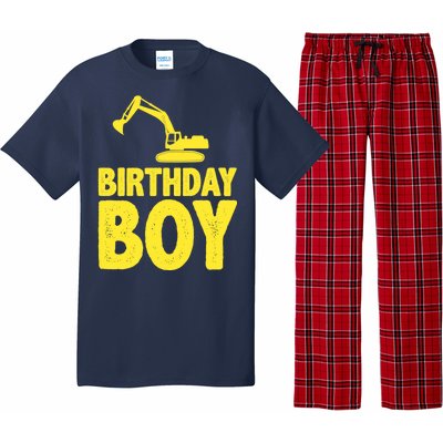 Birthday Boy Construction Crew Pajama Set