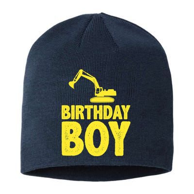 Birthday Boy Construction Crew Sustainable Beanie