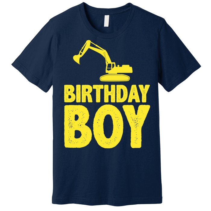 Birthday Boy Construction Crew Premium T-Shirt