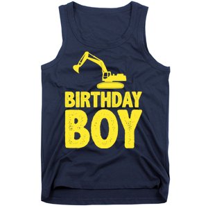 Birthday Boy Construction Crew Tank Top