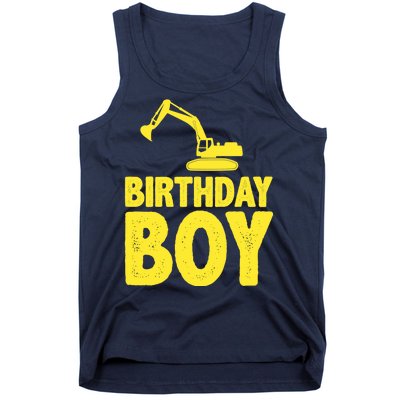 Birthday Boy Construction Crew Tank Top