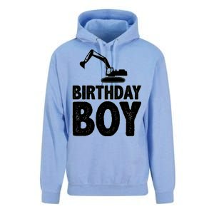 Birthday Boy Construction Crew Unisex Surf Hoodie