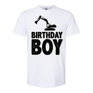 Birthday Boy Construction Crew Softstyle CVC T-Shirt