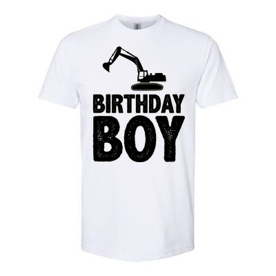 Birthday Boy Construction Crew Softstyle® CVC T-Shirt