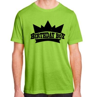 Birthday Boy Crown Classic Logo Adult ChromaSoft Performance T-Shirt