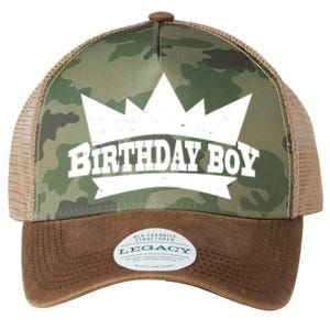 Birthday Boy Crown Classic Logo Legacy Tie Dye Trucker Hat