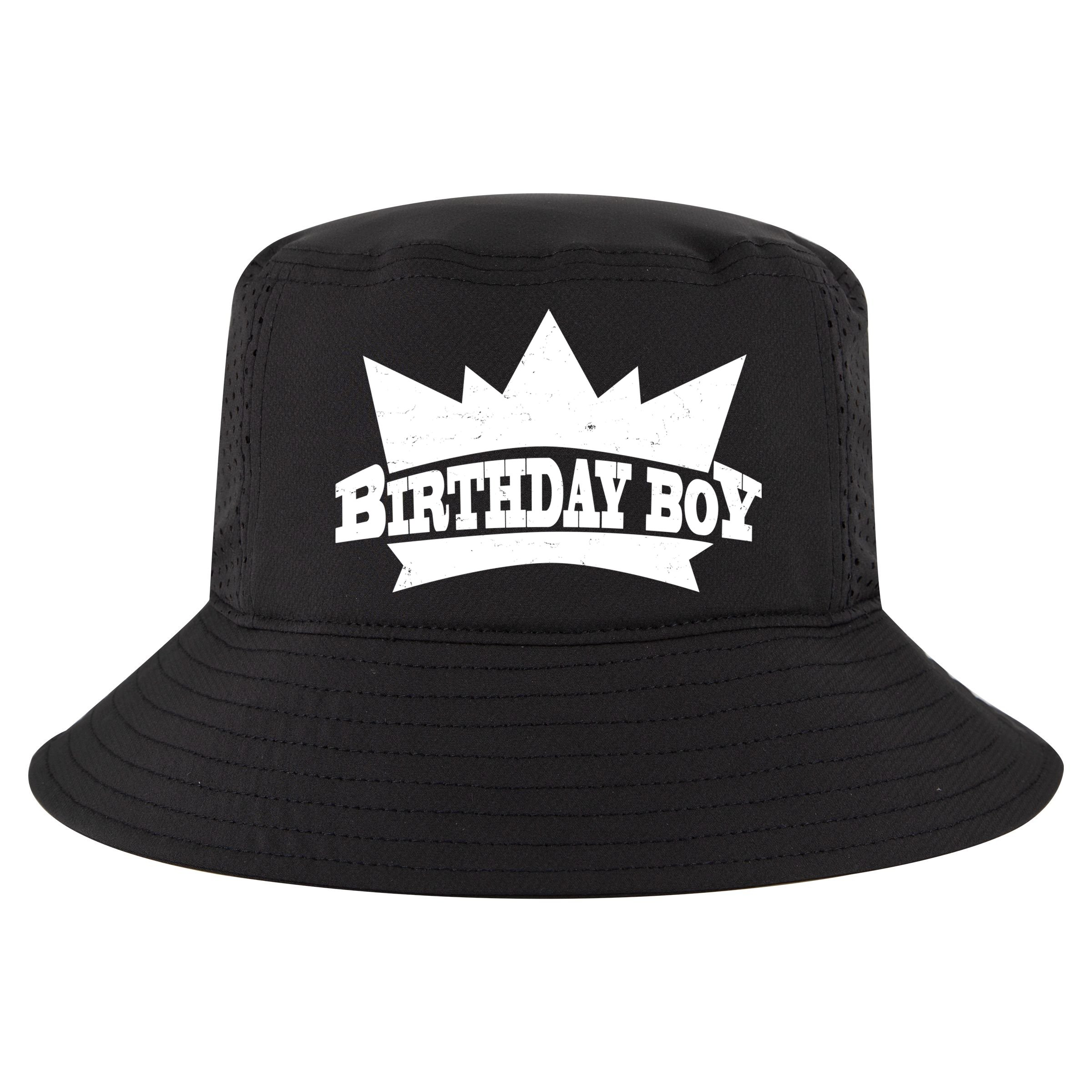 Birthday Boy Crown Classic Logo Cool Comfort Performance Bucket Hat