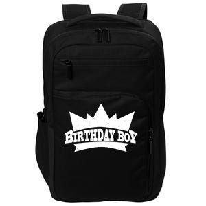 Birthday Boy Crown Classic Logo Impact Tech Backpack