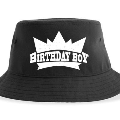 Birthday Boy Crown Classic Logo Sustainable Bucket Hat