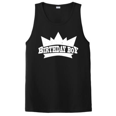 Birthday Boy Crown Classic Logo PosiCharge Competitor Tank