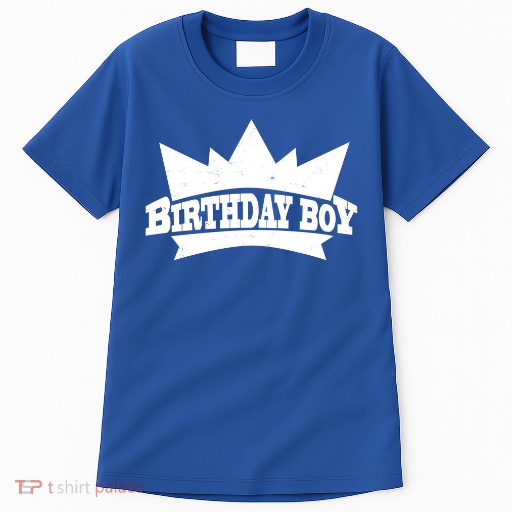 Birthday Boy Crown Classic Logo Tall T-Shirt