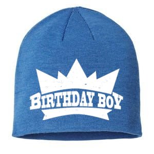 Birthday Boy Crown Classic Logo Sustainable Beanie