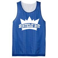 Birthday Boy Crown Classic Logo Mesh Reversible Basketball Jersey Tank