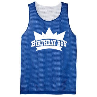 Birthday Boy Crown Classic Logo Mesh Reversible Basketball Jersey Tank