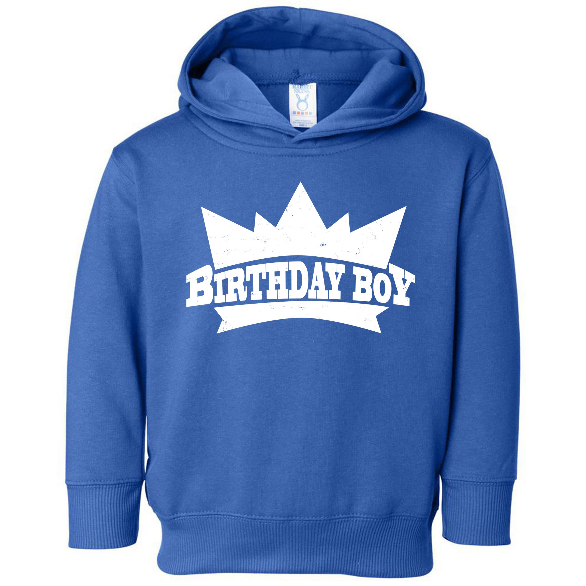Birthday Boy Crown Classic Logo Toddler Hoodie