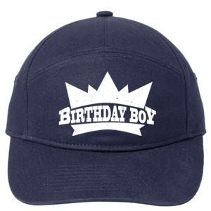 Birthday Boy Crown Classic Logo 7-Panel Snapback Hat