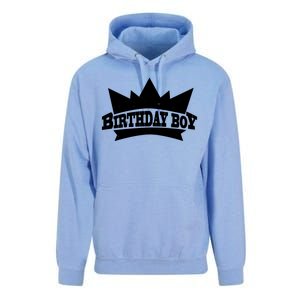 Birthday Boy Crown Classic Logo Unisex Surf Hoodie