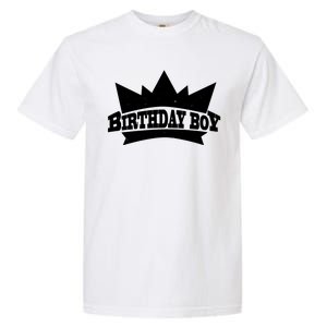 Birthday Boy Crown Classic Logo Garment-Dyed Heavyweight T-Shirt