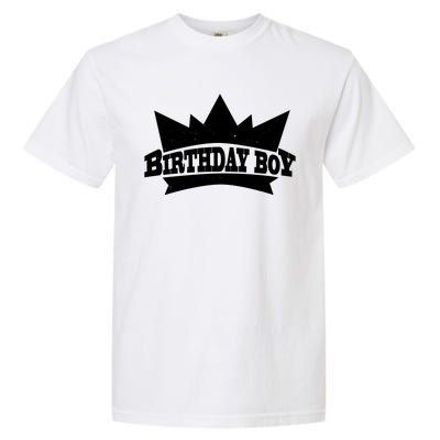 Birthday Boy Crown Classic Logo Garment-Dyed Heavyweight T-Shirt