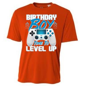 Birthday Boy Time To Level Up Video Gamer Cooling Performance Crew T-Shirt