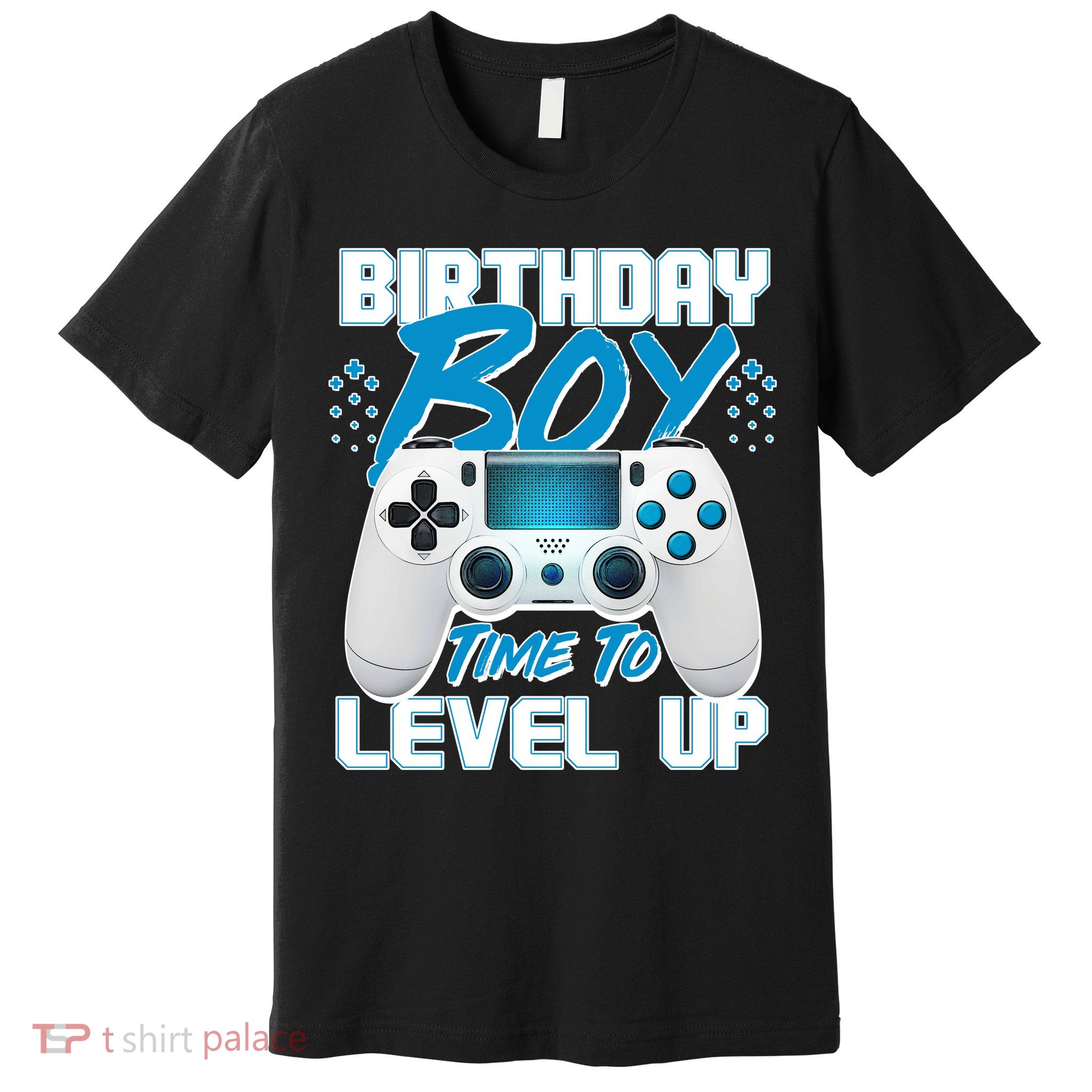 Birthday Boy Time To Level Up Video Gamer Premium T-Shirt