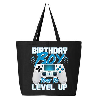 Birthday Boy Time To Level Up Video Gamer 25L Jumbo Tote