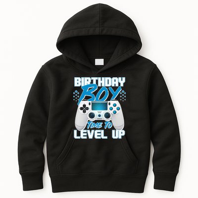 Birthday Boy Time To Level Up Video Gamer Kids Hoodie