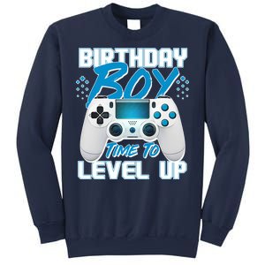 Birthday Boy Time To Level Up Video Gamer Sweatshirt