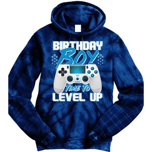 Birthday Boy Time To Level Up Video Gamer Tie Dye Hoodie