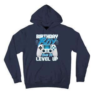 Birthday Boy Time To Level Up Video Gamer Tall Hoodie