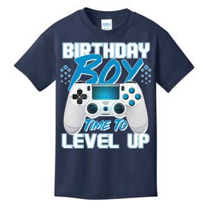 Birthday Boy Time To Level Up Video Gamer Kids T-Shirt