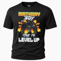 Birthday Boy Time to Level Up Video Gamer Cute Funny Cooling Performance Crew T-Shirt