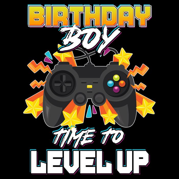 Birthday Boy Time to Level Up Video Gamer Cute Funny Bucket Hat