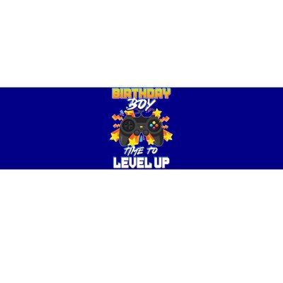 Birthday Boy Time to Level Up Video Gamer Cute Funny Bumper Sticker