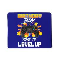 Birthday Boy Time to Level Up Video Gamer Cute Funny Mousepad