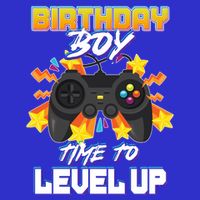 Birthday Boy Time to Level Up Video Gamer Cute Funny Baby Bodysuit
