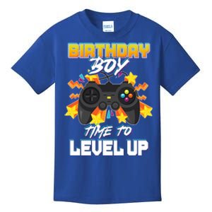 Birthday Boy Time to Level Up Video Gamer Cute Funny Kids T-Shirt