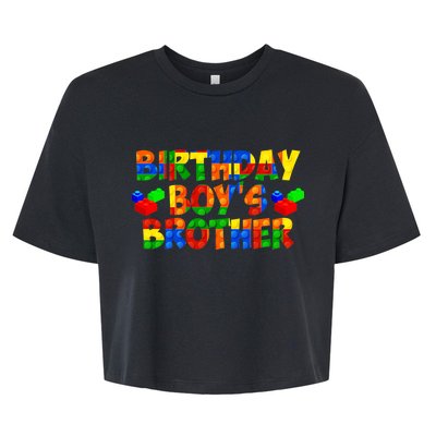 Birthday Boy's Brother Bella+Canvas Jersey Crop Tee