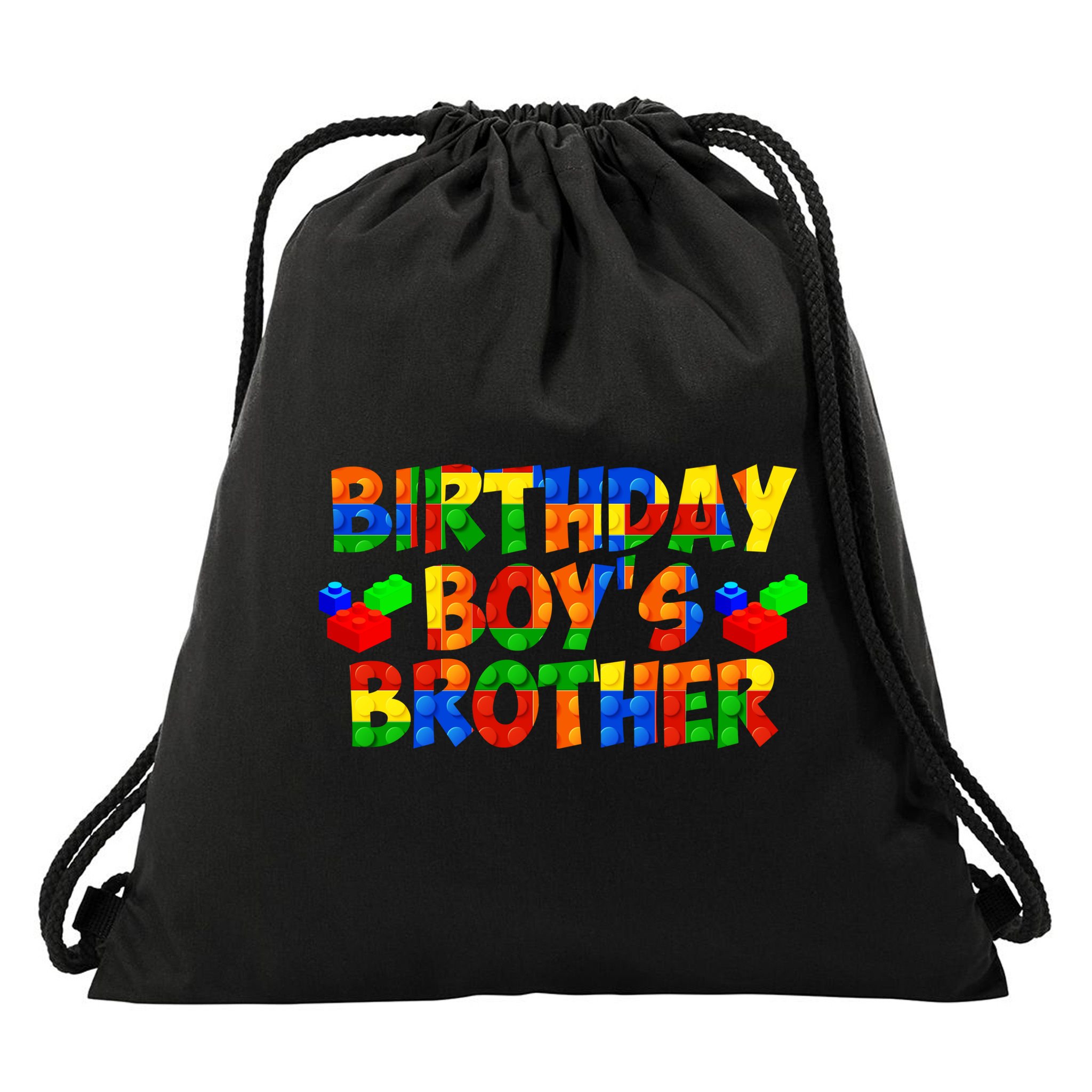 Birthday Boy's Brother Drawstring Bag