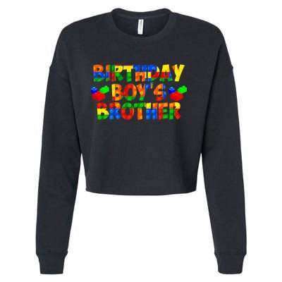 Birthday Boy's Brother Cropped Pullover Crew