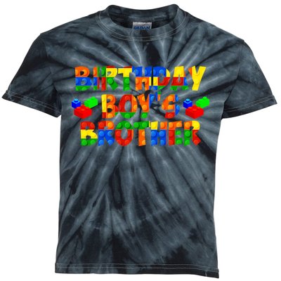 Birthday Boy's Brother Kids Tie-Dye T-Shirt