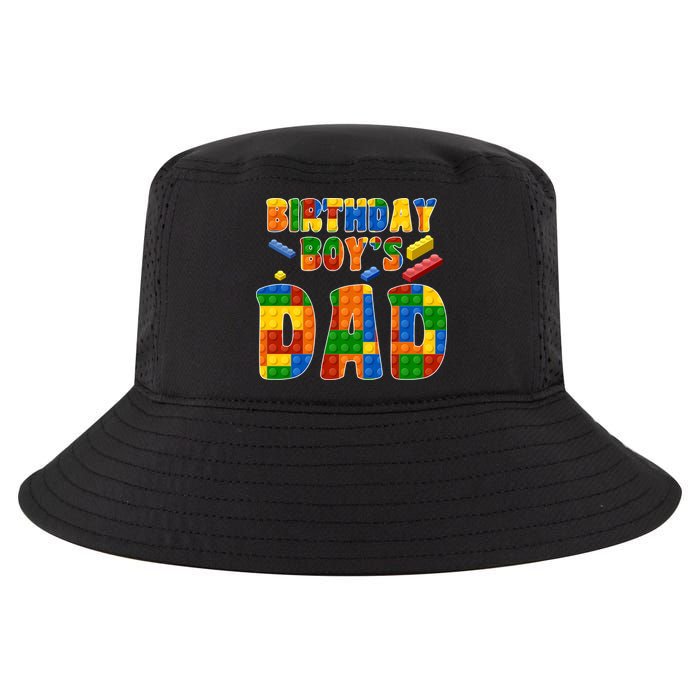 Birthday Boy's Dad Building Blocks Cool Comfort Performance Bucket Hat