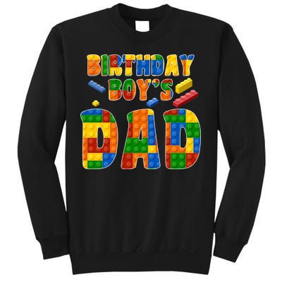 Birthday Boy's Dad Building Blocks Sweatshirt