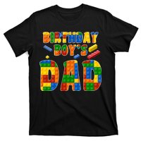 Birthday Boy's Dad Building Blocks T-Shirt