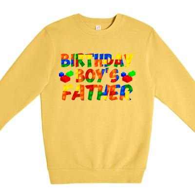 Birthday Boys Father Premium Crewneck Sweatshirt